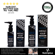 Load image into Gallery viewer, Medic Hair - Guaranteed Effective Hair Growth Solution in the Philippines