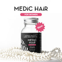 Load image into Gallery viewer, Medic Hair for Women Hair Regrowth Food Supplement - 60 capsules