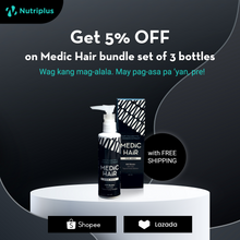 Load image into Gallery viewer, Medic Hair - The #1 Hair Loss Solution in the Philippines