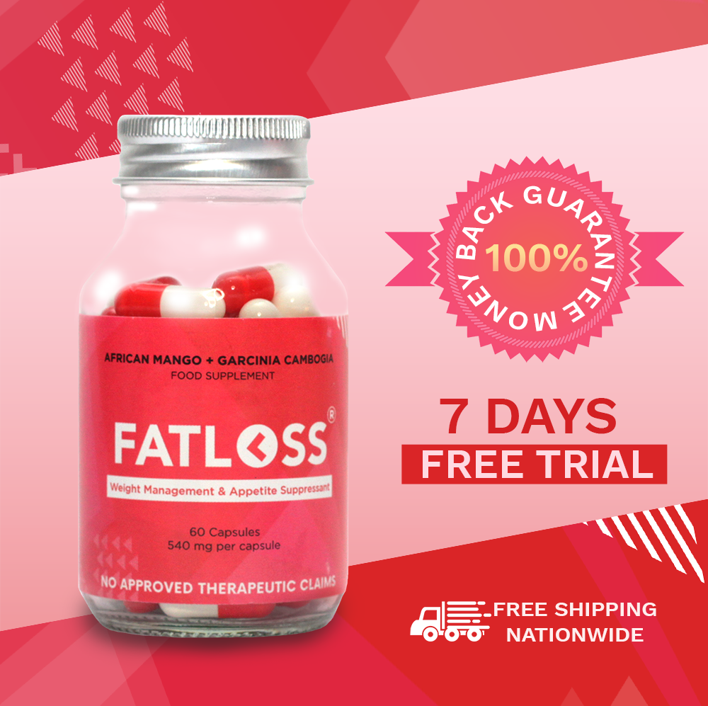 MONEY-BACK GURANTEE + FREE 7-DAY TRIAL! Fatloss Appetite Suppressant & Weight Management Capsules